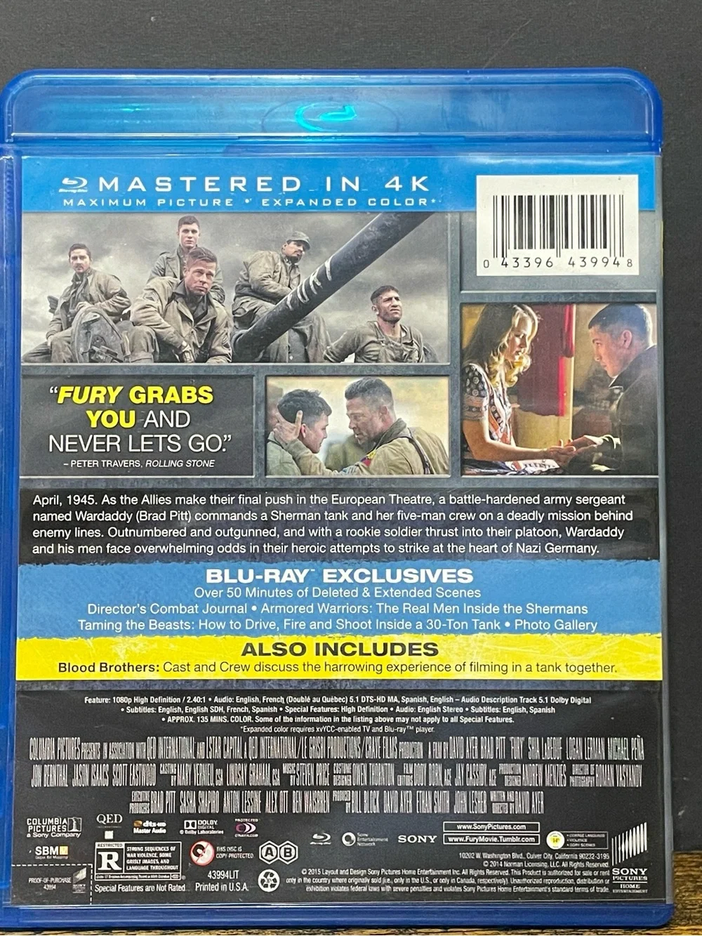Fury (Blu-ray)